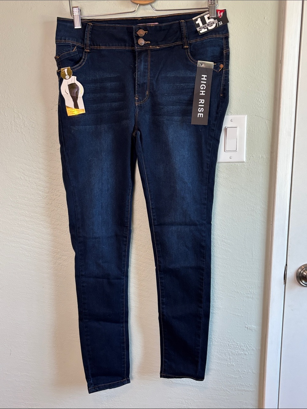 Bundle 2/$30! NEW High-Rise Dark Indigo Stretch Jeans for Women